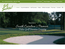 Tablet Screenshot of golfsantee.com